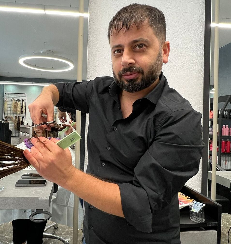 The Sense Kuaför'de profesyonel saç kesimi — Çankaya Ankara kuaför